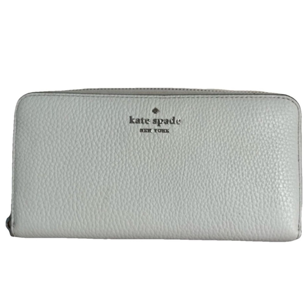 Kate Spade Leila light blue Leather Wallet